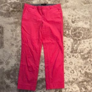 Hot pink ankle pants